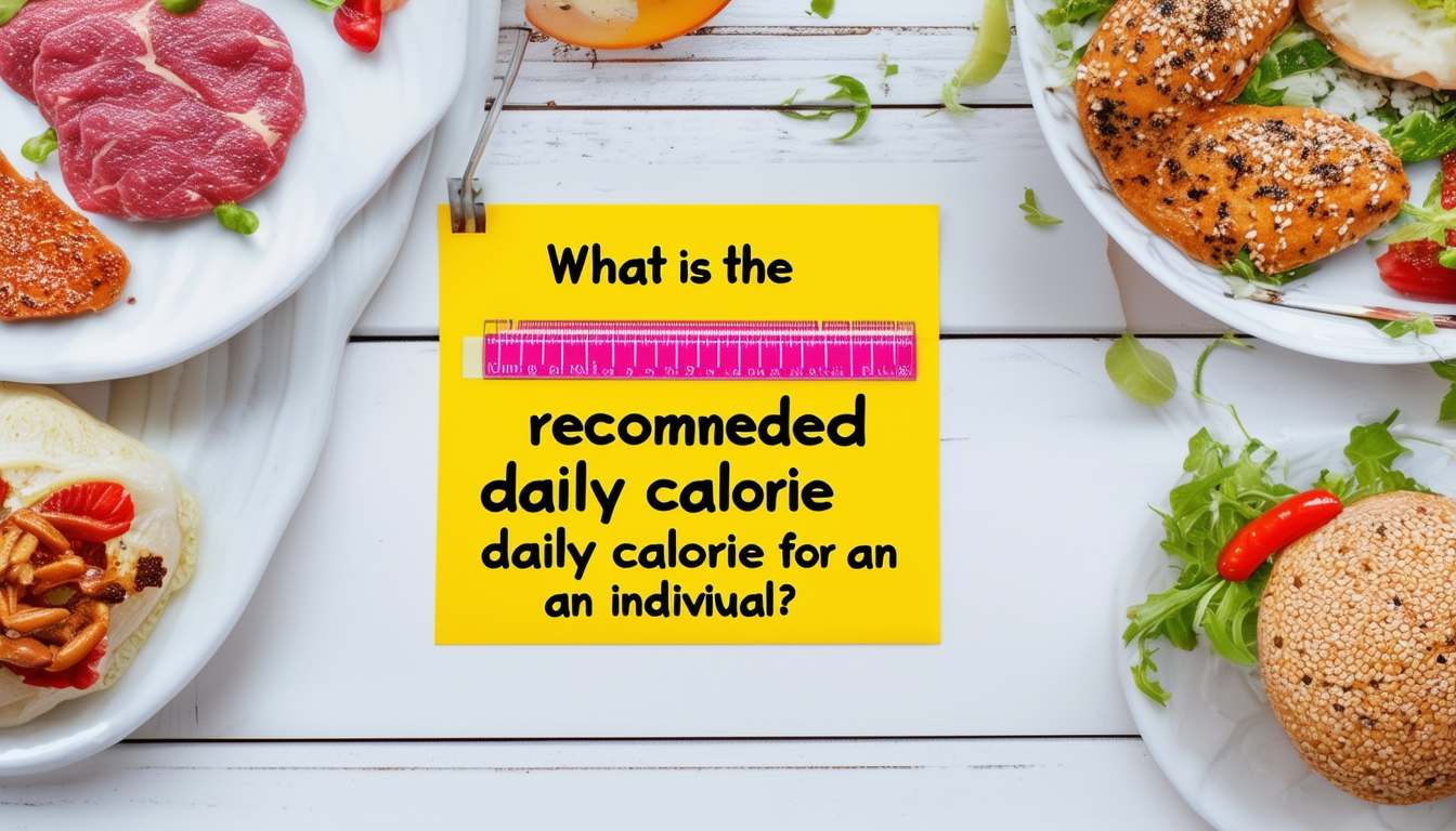 découvrez quelle est la quantité de calories recommandée quotidiennement pour un individu afin de maintenir une alimentation équilibrée.